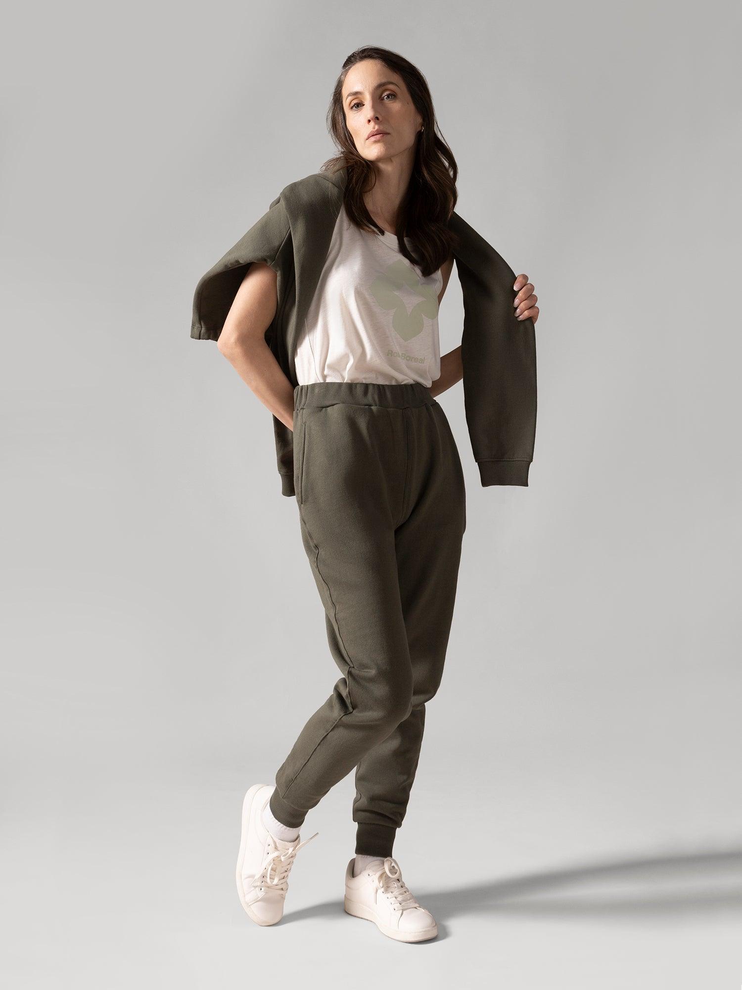 Rose Boreal - Jogger - Kamouraska jogger - Moss