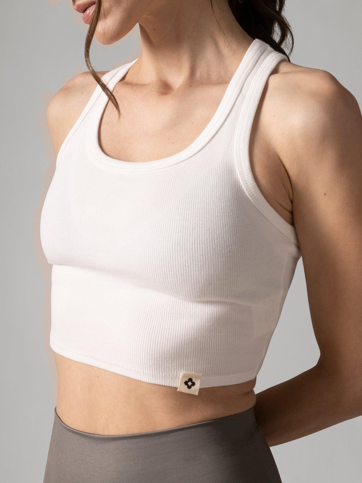 Rose Boreal - Tank Top - Mile-End Tank Top - Natural White