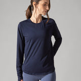 Rose Boreal - Top - No Brainer Long Sleeves - Denim