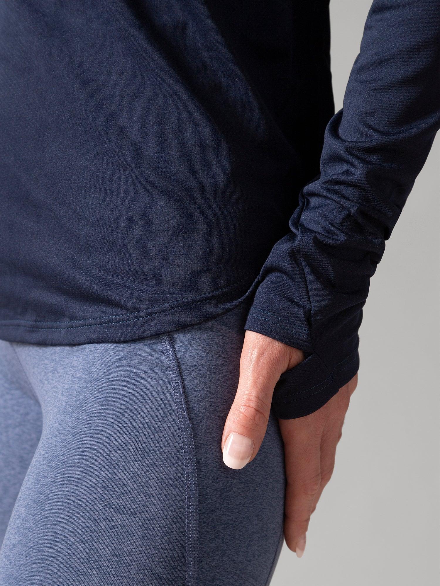 Rose Boreal - Top - No Brainer Long Sleeves - Denim