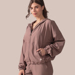 Rose Boreal - Jacket - Silver Mountain Hiking Jacket in River Stone