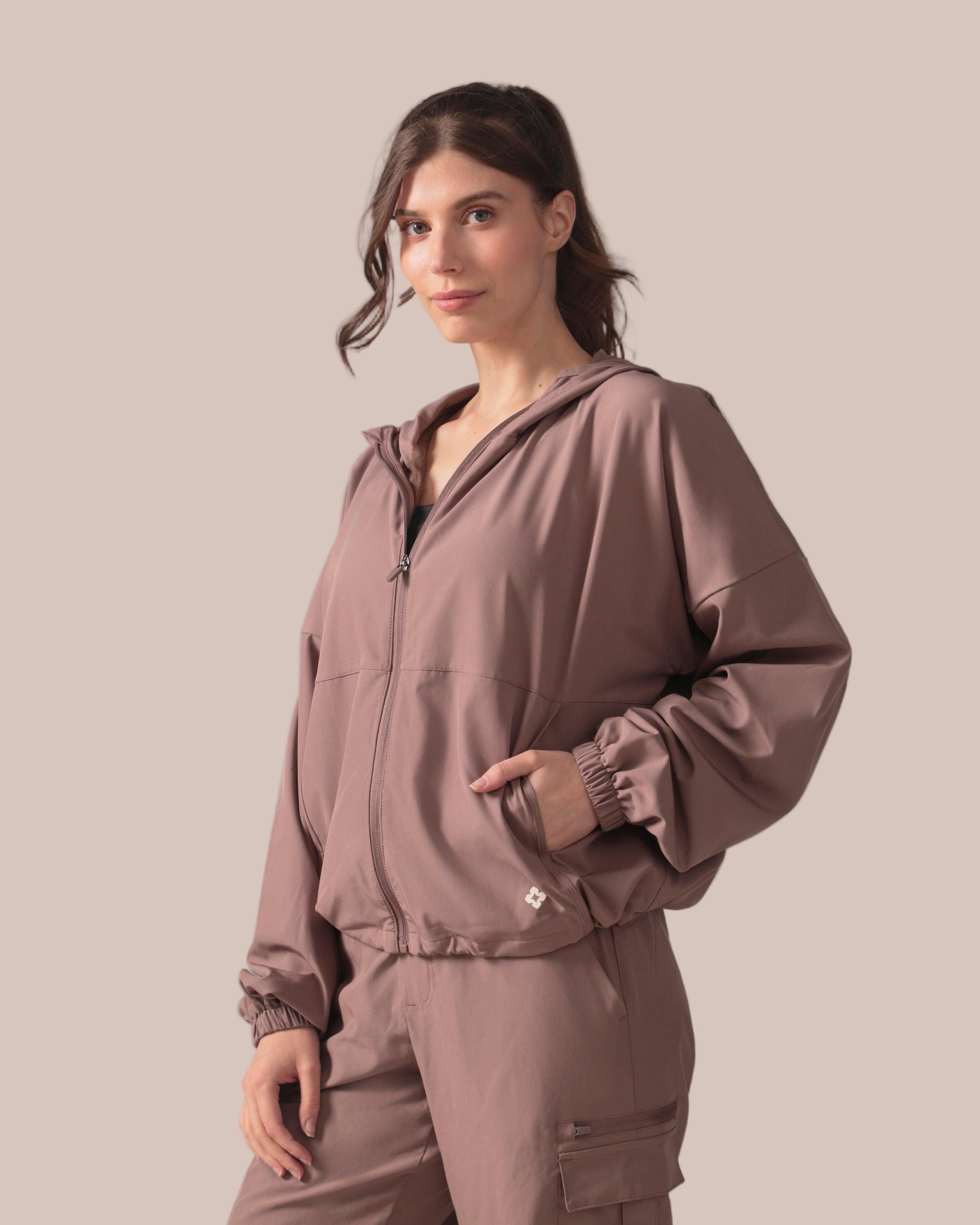 Rose Boreal - Jacket - Silver Mountain Hiking Jacket in River Stone