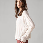 Rose Boreal - Long Sleeve - Slow Day Long-Sleeve Shirt - Natural White