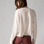 Rose Boreal - Long Sleeve - Slow Day Long-Sleeve Shirt - Natural White