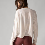 Rose Boreal - Long Sleeve - Slow Day Long-Sleeve Shirt - Natural White