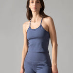 Rose Boreal - Tank Top - Summit Tank Top - Denim