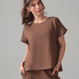 Rose Boreal - T-Shirt - Time Out Sleeveless Sweat - Hazelnut