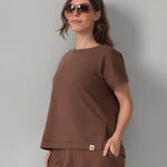 Rose Boreal - T-Shirt - Time Out Sleeveless Sweat - Hazelnut
