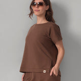 Rose Boreal - T-Shirt - Time Out Sleeveless Sweat - Hazelnut