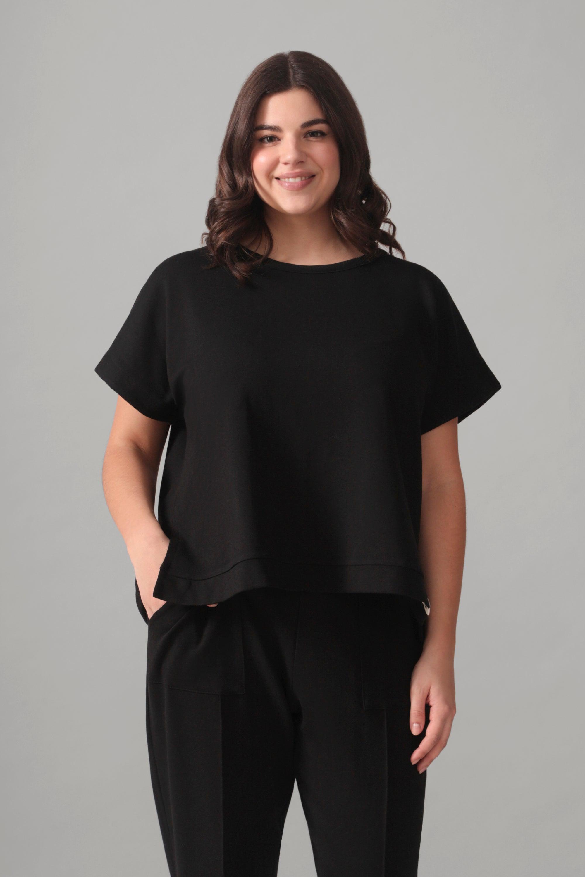 Rose Boreal - T-Shirt - Time Out Sleeveless Sweat - Total Eclipse