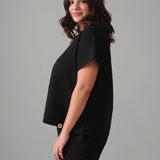 Rose Boreal - T-Shirt - Time Out Sleeveless Sweat - Total Eclipse