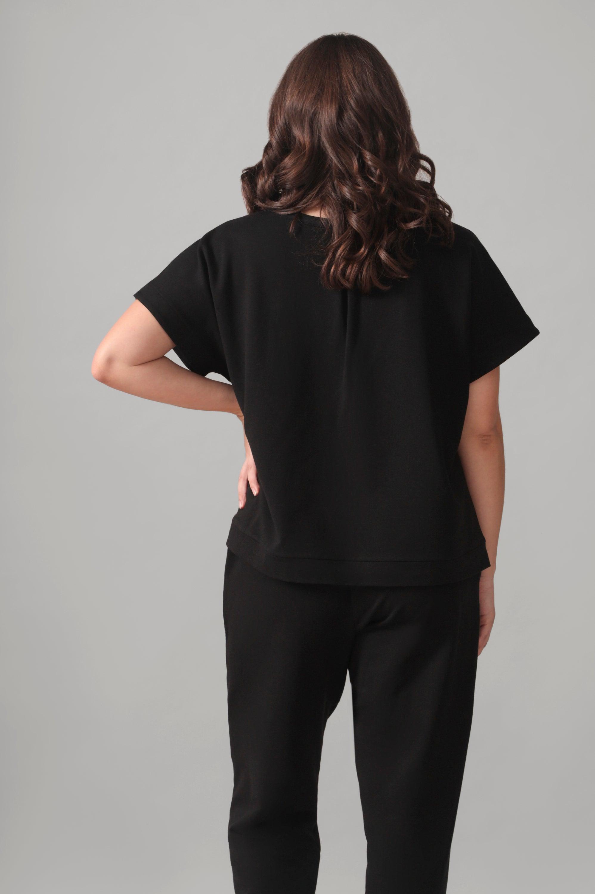 Rose Boreal - T-Shirt - Time Out Sleeveless Sweat - Total Eclipse