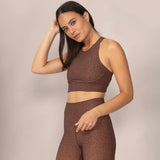 Serena Sports Bra - Latte Jungle