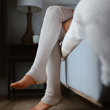 Jambières garde moi au chaud - Crème velour