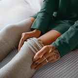 Jambières garde moi au chaud - Crème velour