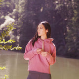 Rose Boreal - Sweatshirt - Free Spirit Hoodie - Amethyst