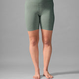 Buttery Soft High-Rise BFF Shorts - Agave