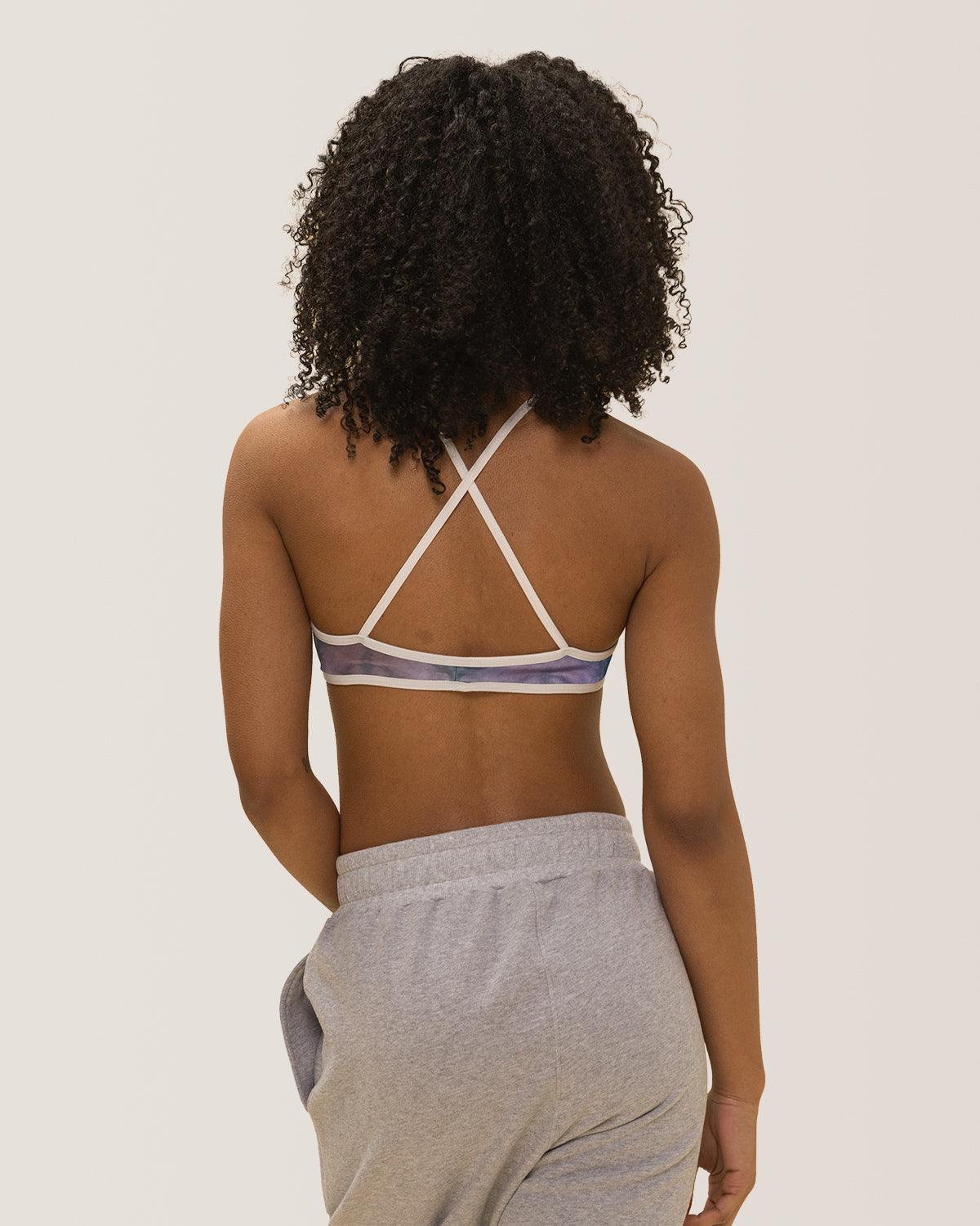 Rose Boreal - Bralette - Upcycling Bralette - Aurora Borealis