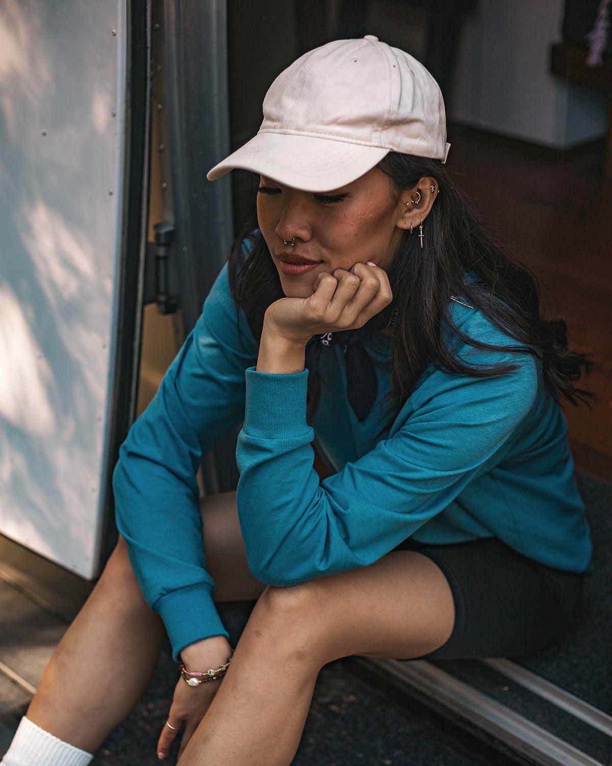 Rose Boreal - Sweatshirt - Enjoy the Ride Long Sleeves - Stellar Blue