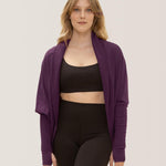 Rose Boreal - Jacket - Grateful Shrug - Plum
