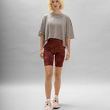 New Moon Bike Shorts - Ikat Flower