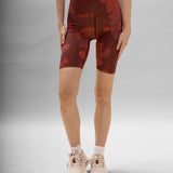 New Moon Bike Shorts - Ikat Flower