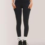 Rose Boreal - Legging - Running Compressive Pockets Legging - Deep Ocean