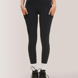 Rose Boreal - Legging - Running Compressive Pockets Legging - Deep Ocean