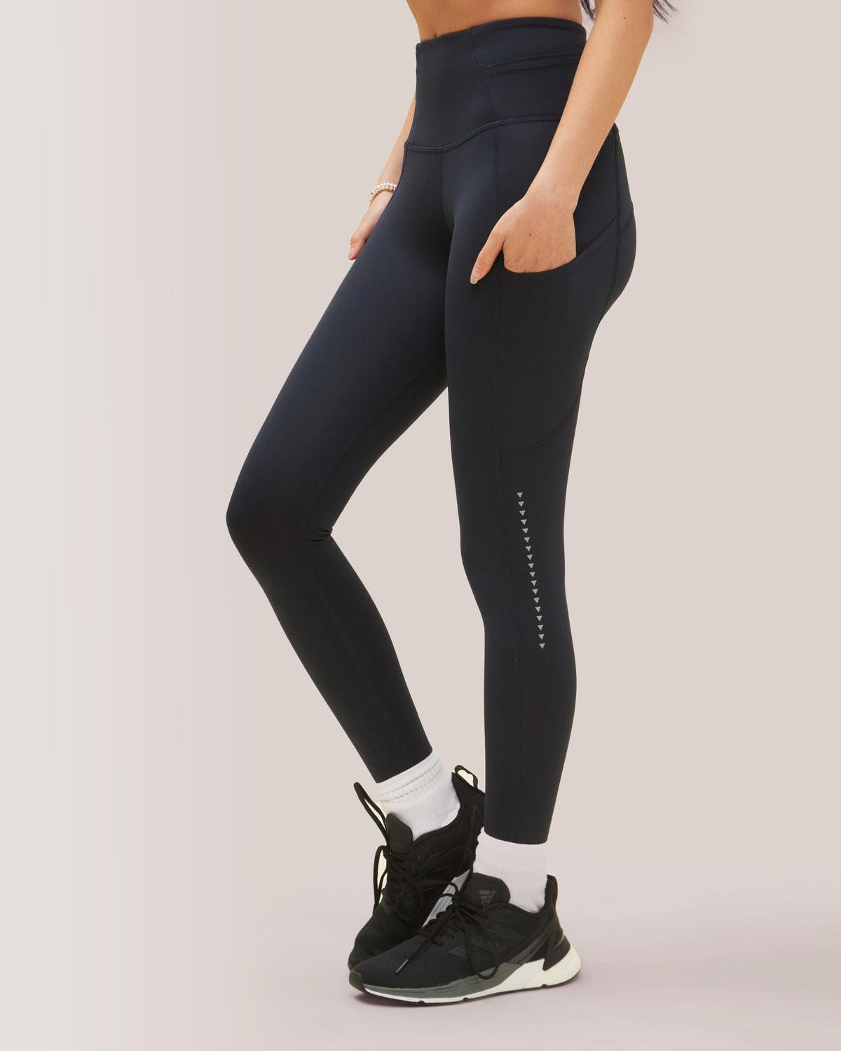 Rose Boreal - Legging - Running Compressive Pockets Legging - Deep Ocean