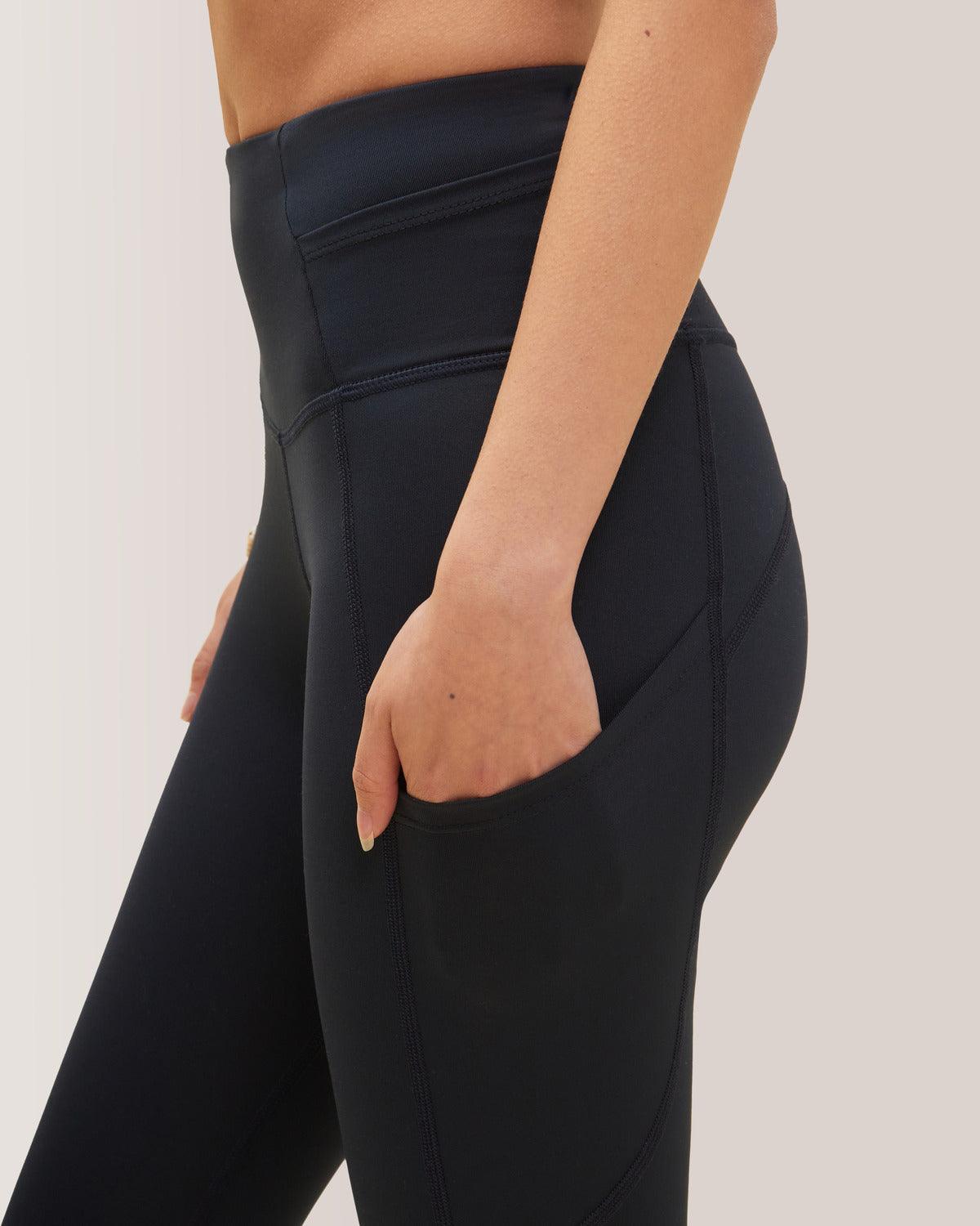 Rose Boreal - Legging - Running Compressive Pockets Legging - Deep Ocean