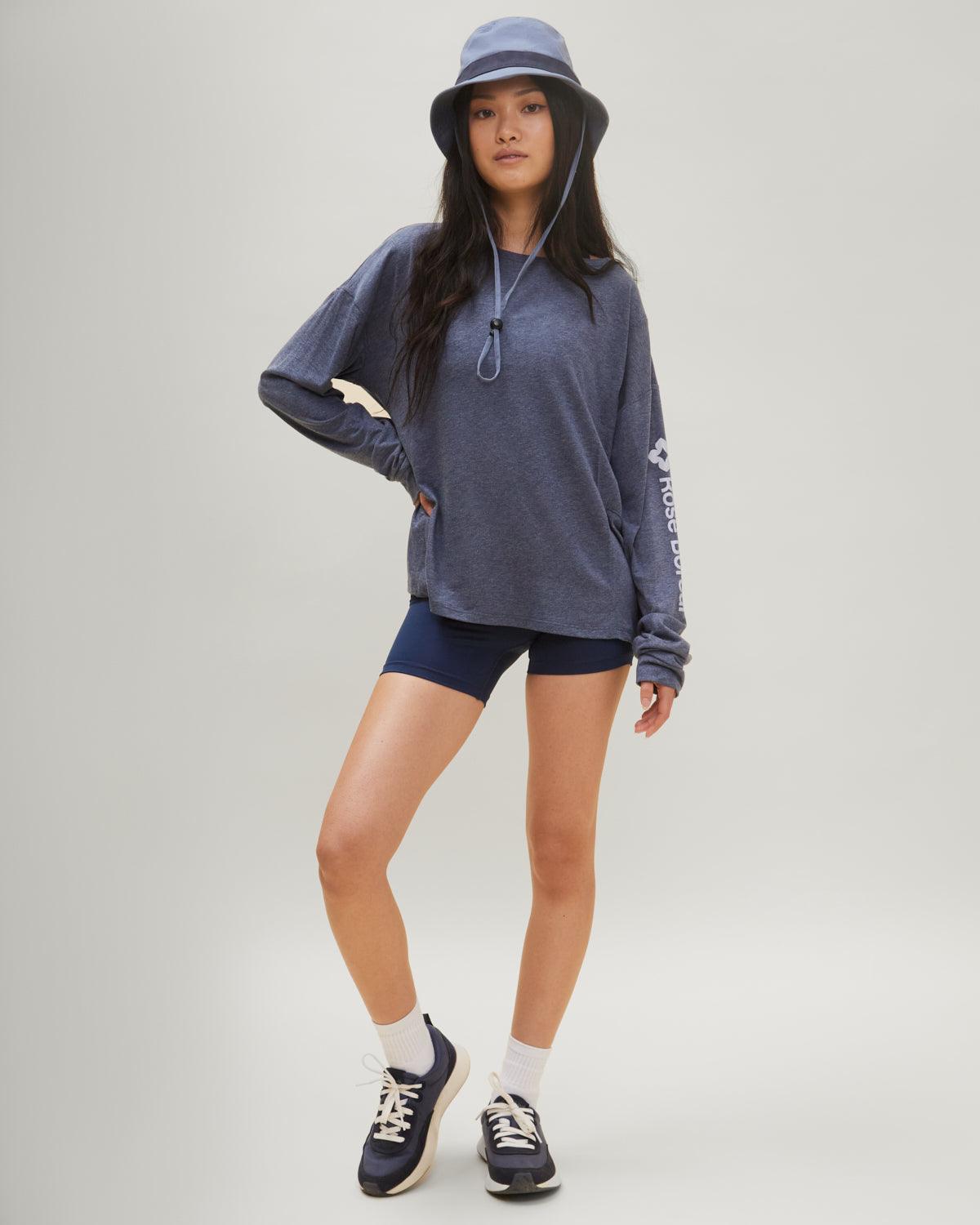 Rose Boreal - Long Sleeve - Slow Day Long-Sleeve Shirt - Denim