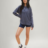 Rose Boreal - Long Sleeve - Slow Day Long-Sleeve Shirt - Denim