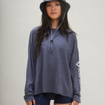 Rose Boreal - Long Sleeve - Slow Day Long-Sleeve Shirt - Denim