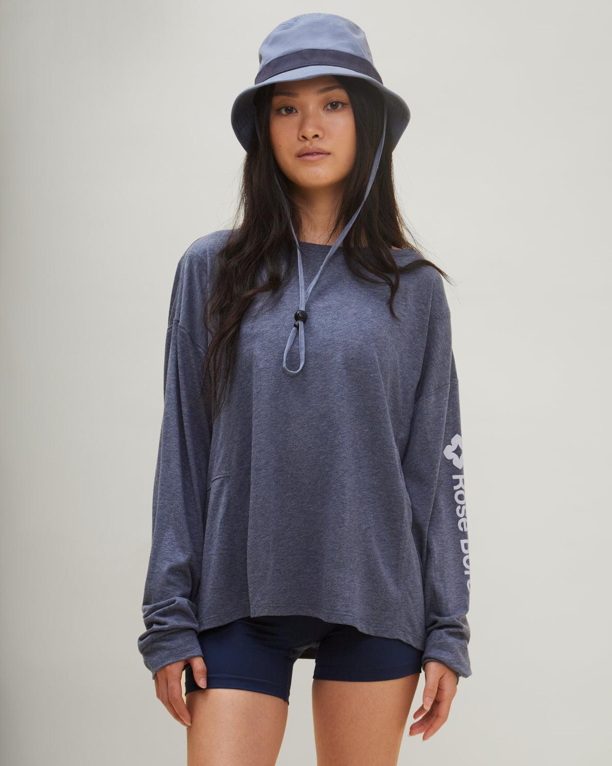 Rose Boreal - Long Sleeve - Slow Day Long-Sleeve Shirt - Denim