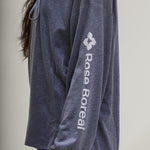 Rose Boreal - Long Sleeve - Slow Day Long-Sleeve Shirt - Denim