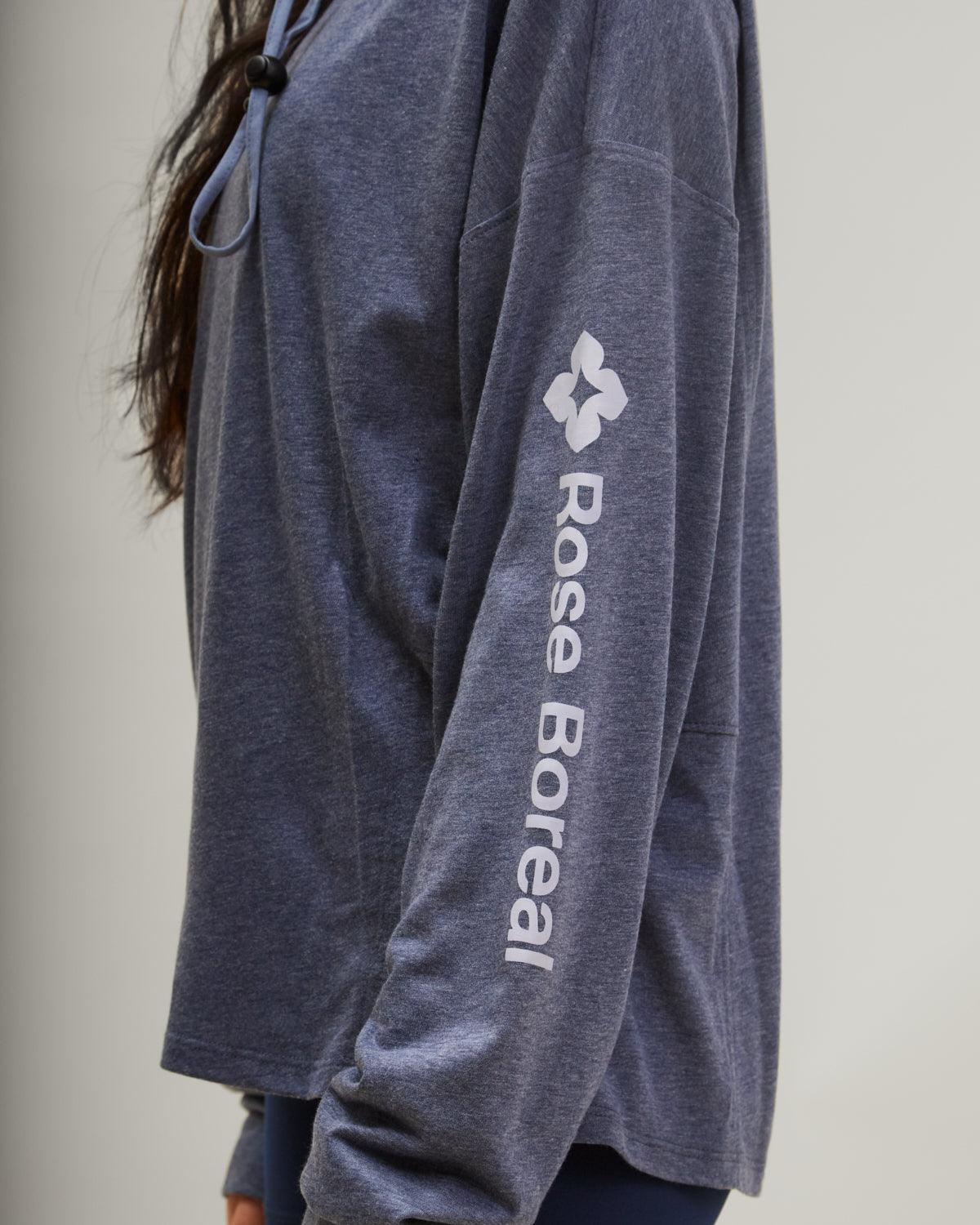 Rose Boreal - Long Sleeve - Slow Day Long-Sleeve Shirt - Denim