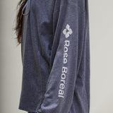 Rose Boreal - Long Sleeve - Slow Day Long-Sleeve Shirt - Denim