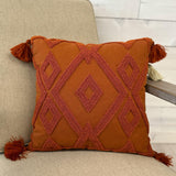 Rose Boreal - Cushion - Cozy Moment Tufted Geometric Cushion
