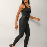 Rose Boreal - Tank Top - Rib Zen Tank Top - Total Eclipse