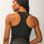 Rose Boreal - Tank Top - Rib Zen Tank Top - Total Eclipse
