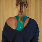 Serena Sports Bra - Pacific Blue