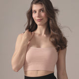 Seamless Cropped Cami in Ballerina Pink