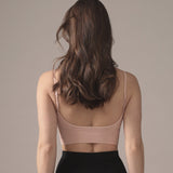 Seamless Cropped Cami in Ballerina Pink