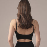 Seamless Cropped Cami in Black