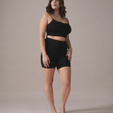 Seamless Cropped Cami in Black