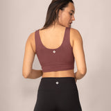Let it Be Tank Top - Rhubarb