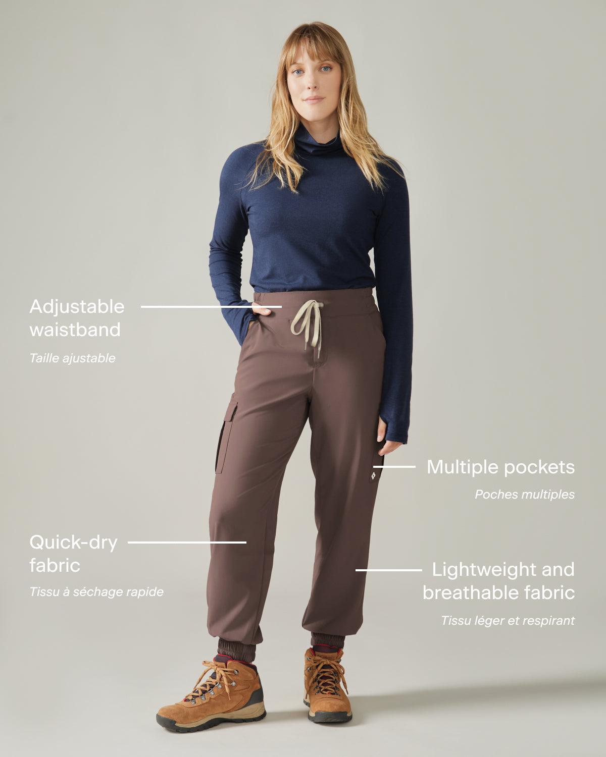 Rose Boreal - Pants - Cap Trinité Cargo Pant - River Stone
