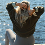 Sutton Polar Fleece Pullover - Forest Moss