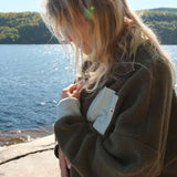 Sutton Polar Fleece Pullover - Forest Moss
