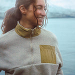 Rose Boreal - Polar Fleece - Sutton Polar Fleece Pullover - Pearl Oatmeal